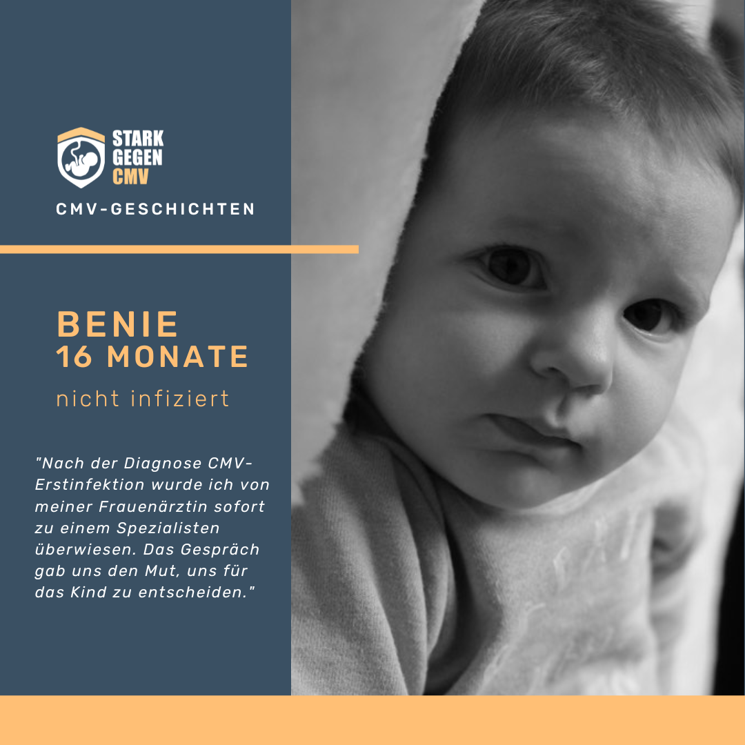 Benie, 16 Monate, nicht infiziert
